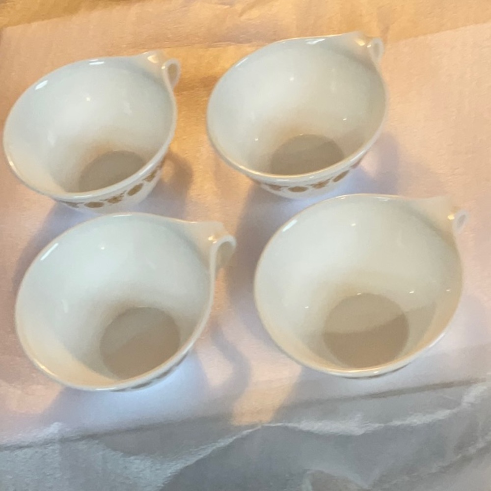Vintage Corelle Butterfly Gold Cups - Picture 2 of 5